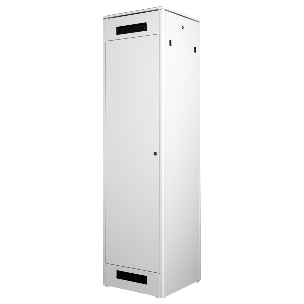 ROLINE Pro – 19" Netzwerkschrank 47U, IP20, abschliessbar, 600 × 600 × 2276 mm, lichtgrau, Stahl
