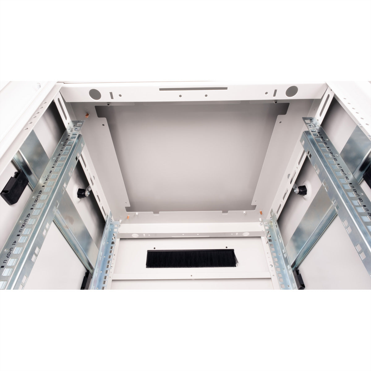 ROLINE Pro – 19" Netzwerkschrank 47U, IP20, abschliessbar, 600 × 600 × 2276 mm, lichtgrau, Stahl