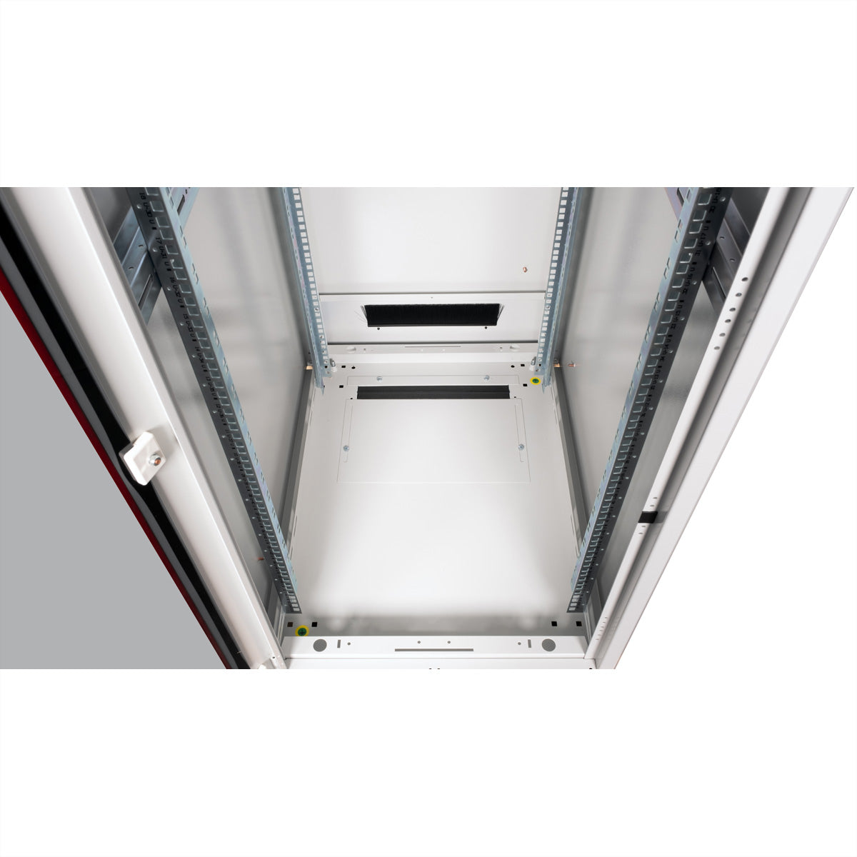 ROLINE Pro – 19" Netzwerkschrank 47U, IP20, abschliessbar, 600 × 800 × 2276 mm, lichtgrau, Stahl
