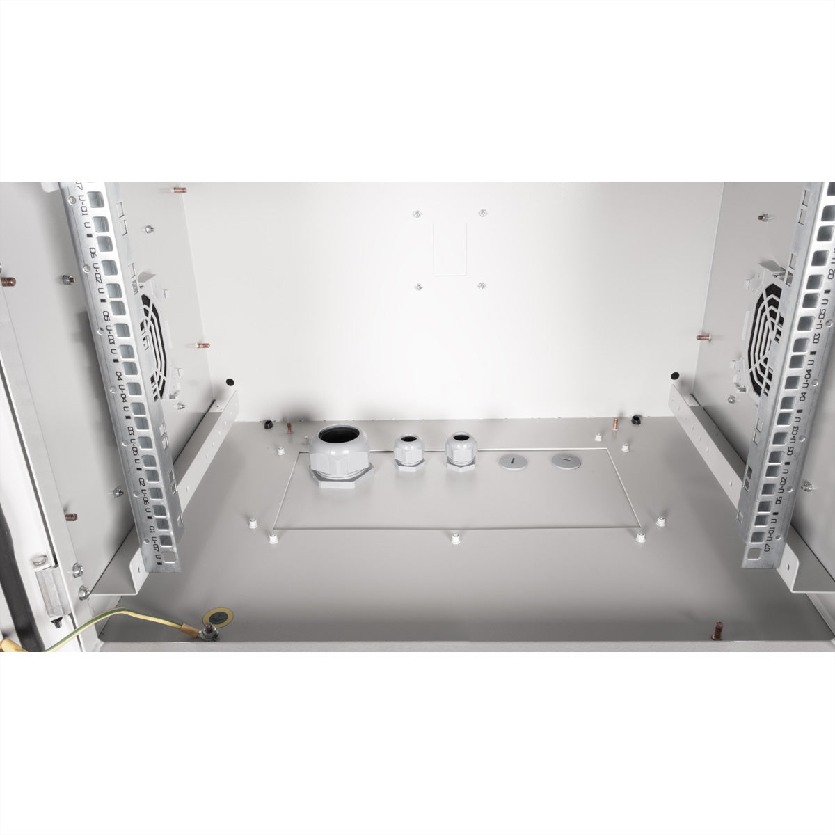 ROLINE Pro – 19" Wandverteiler 7U, IP55, abschliessbar, 600 × 450 × 490 mm, lichtgrau, Stahl