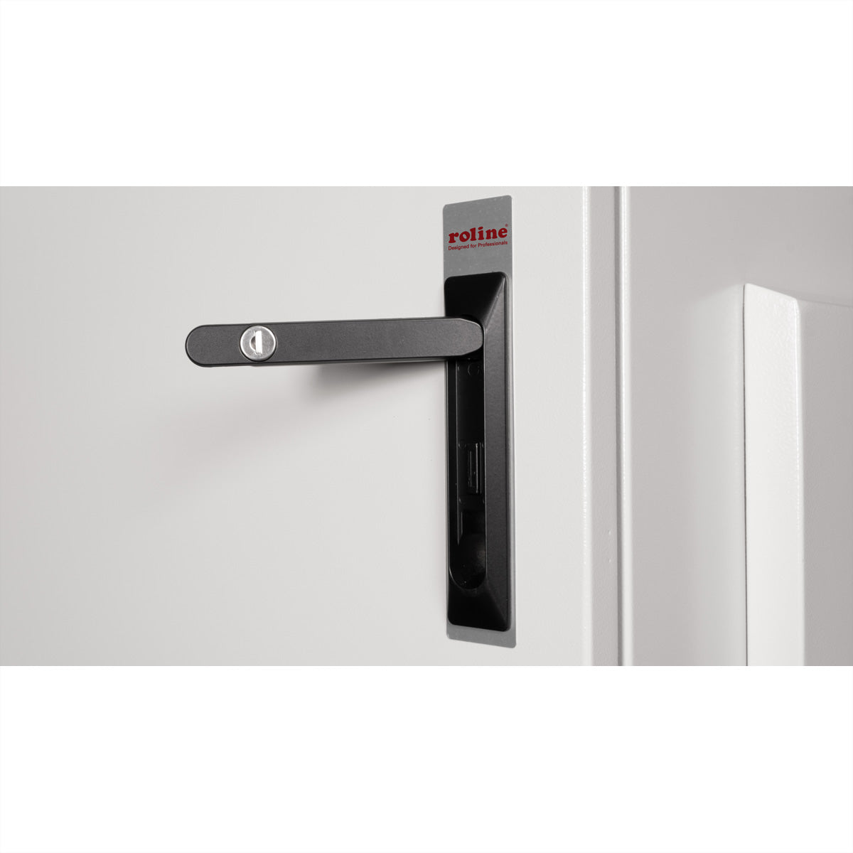 ROLINE Pro – 19" Wandverteiler 7U, IP55, abschliessbar, 600 × 450 × 490 mm, lichtgrau, Stahl