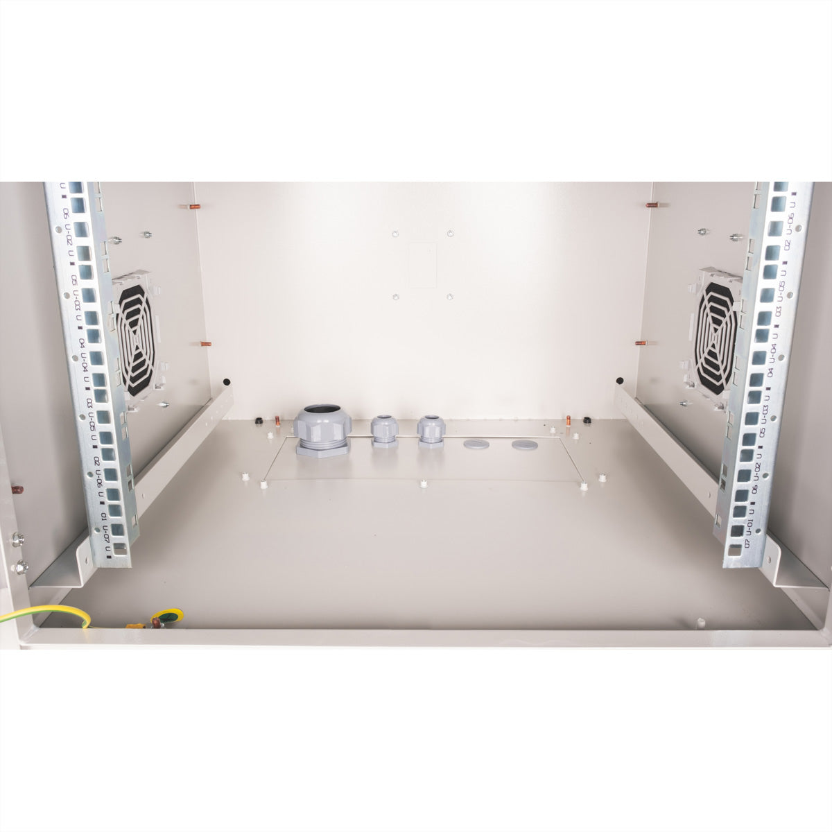 ROLINE Pro – 19" Wandverteiler 7U, IP55, abschliessbar, 600 × 600 × 510 mm, lichtgrau, Stahl