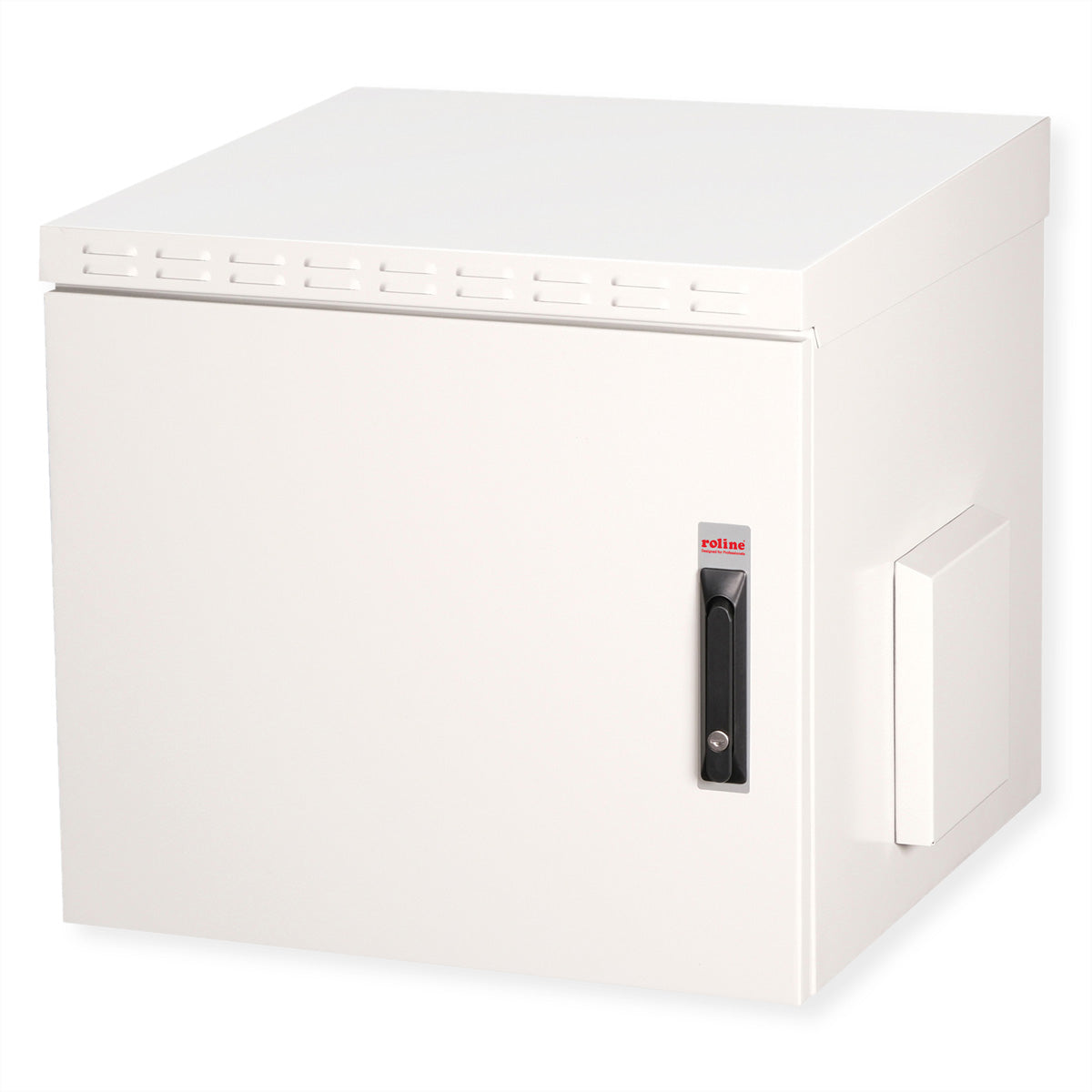 ROLINE Pro – 19" Wandverteiler 9U, IP55, abschliessbar, 600 × 600 × 579 mm, lichtgrau