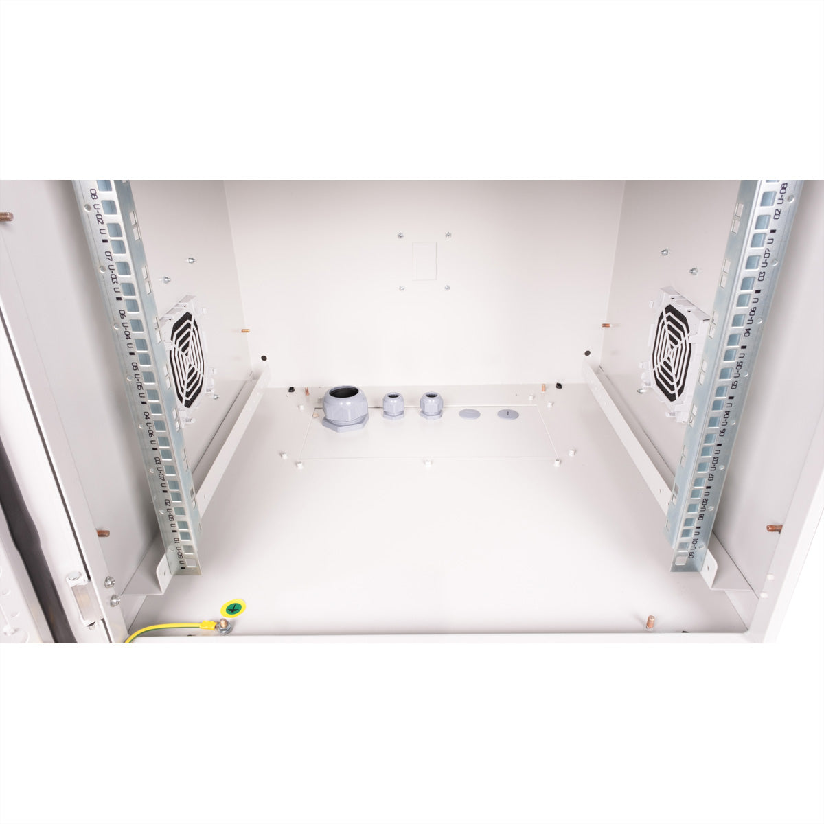 ROLINE Pro – 19" Wandverteiler 9U, IP55, abschliessbar, 600 × 600 × 579 mm, lichtgrau