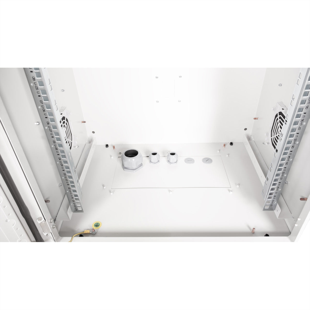 ROLINE Pro – 19" Wandverteiler 12U, IP55, abschliessbar, 600 × 450 × 713 mm, lichtgrau, Stahl