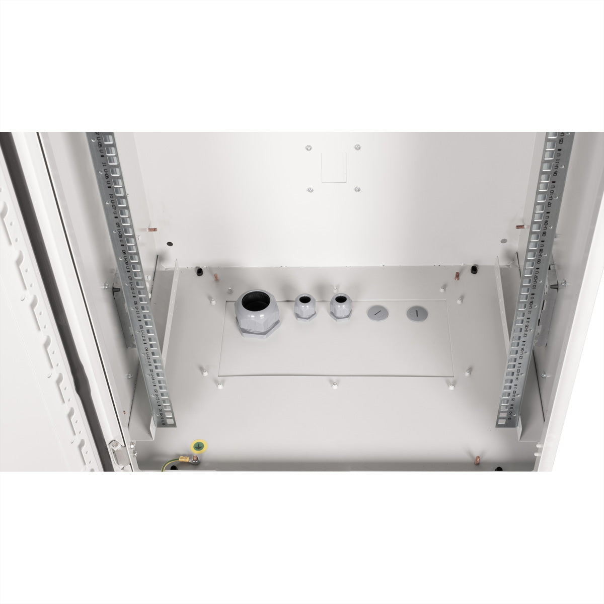 ROLINE 19" Wandverteiler 16U, IP55, abschliessbar, 600 × 450 × 891 mm, lichtgrau, Stahl
