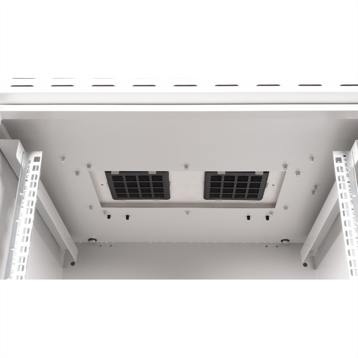 ROLINE Pro – 19" Wandverteiler 16U, IP55, abschliessbar, 600 × 600 × 891 mm, lichtgrau, Stahl