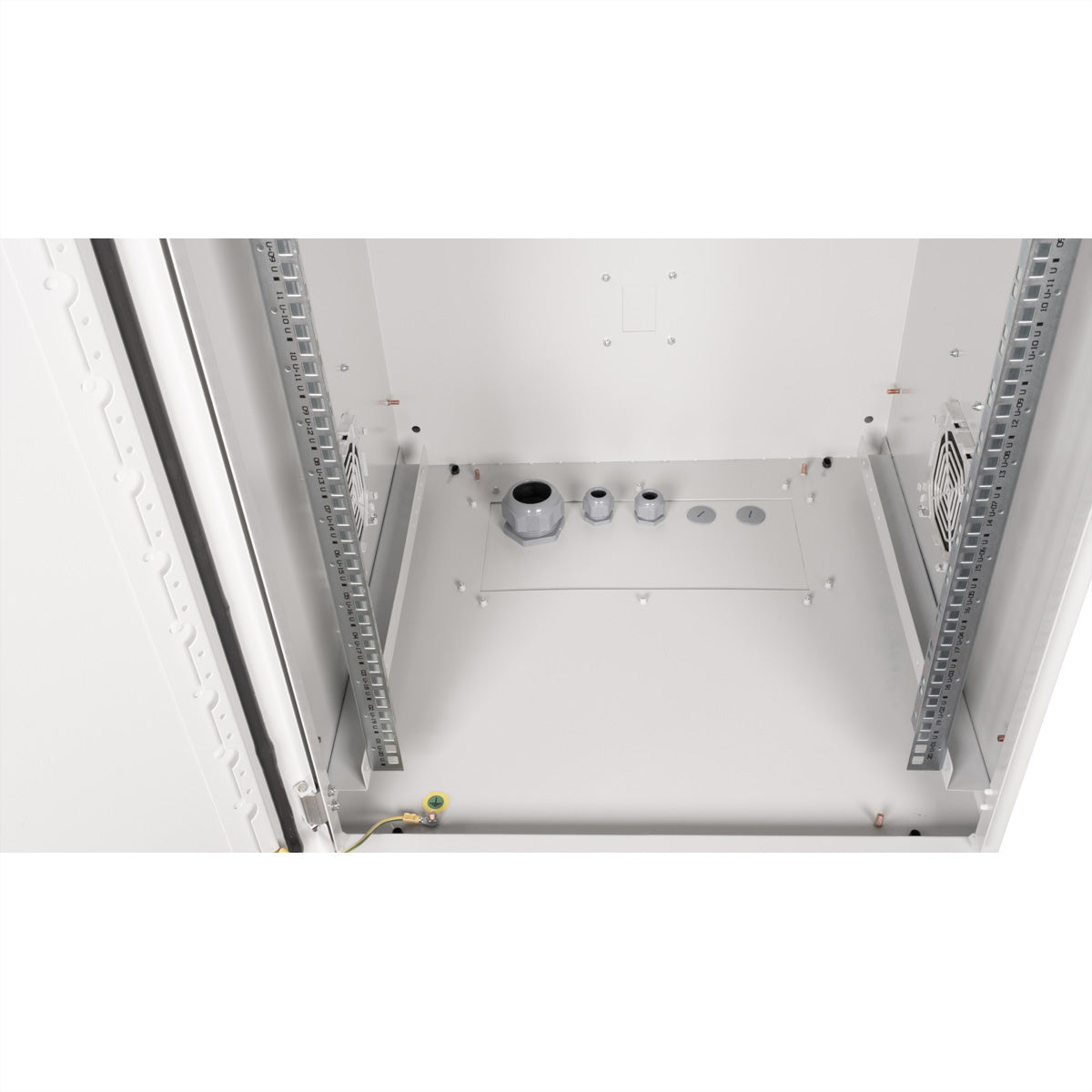 ROLINE Pro – 19" Wandverteiler 20U, IP55, abschliessbar, 600 × 600 × 1068 mm, lichtgrau, Stahl