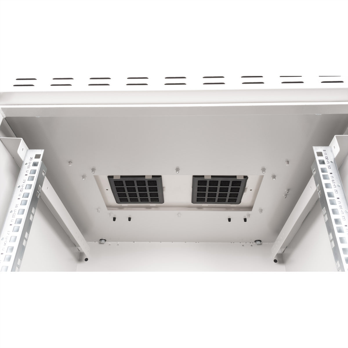 ROLINE Pro – 19" Wandverteiler 20U, IP55, abschliessbar, 600 × 600 × 1068 mm, lichtgrau, Stahl