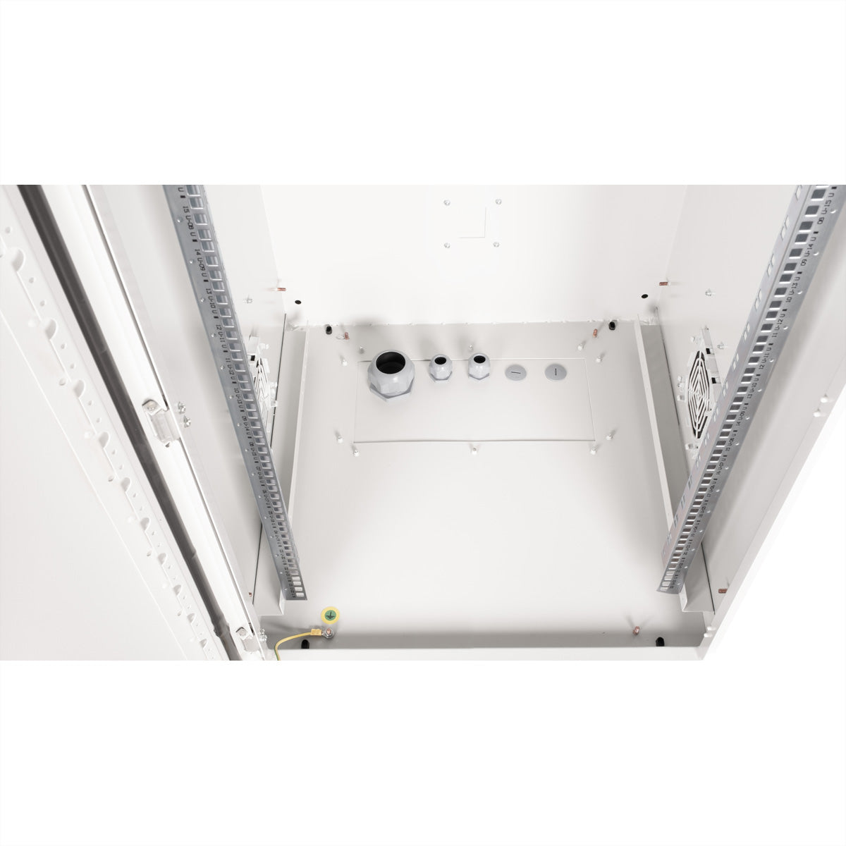 ROLINE Pro – 19" Wandverteiler 22U, IP55, abschliessbar, 600 × 600 × 1157 mm, lichtgrau, Stahl