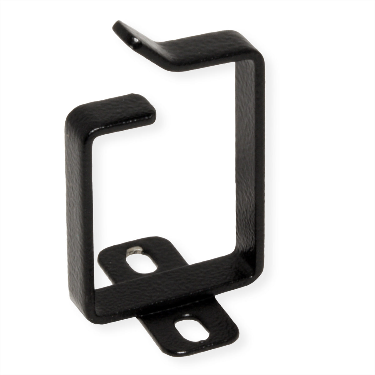ROLINE Kabelhalter, Montageset, Stahl, 10er-Pack, 60×44×45 mm – Schwarz