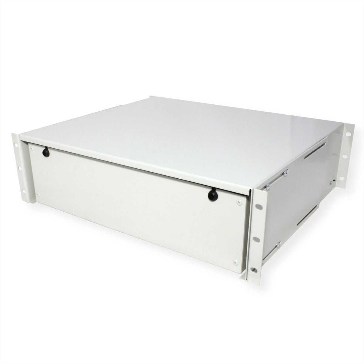 ROLINE Tastatureinschub, 19", 3U, abschliessbar, 485 × 400 × 130 mm, lichtgrau, Stahl