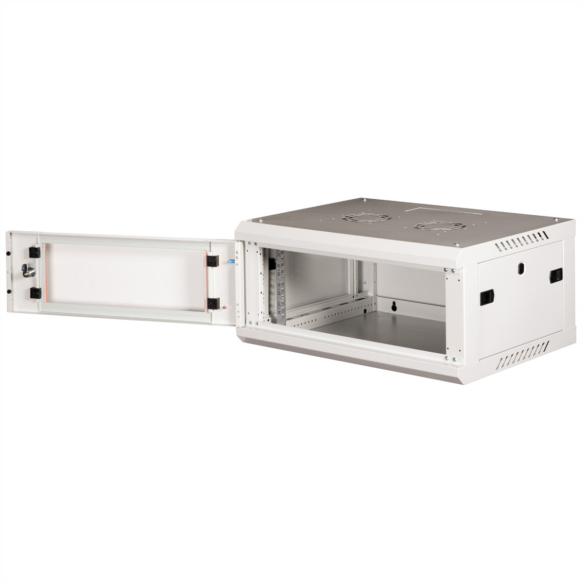 ROLINE Basic Plus – 19" Wandverteiler 4U, IP20, abschliessbar, 600 × 450 × 290 mm, lichtgrau, Stahl