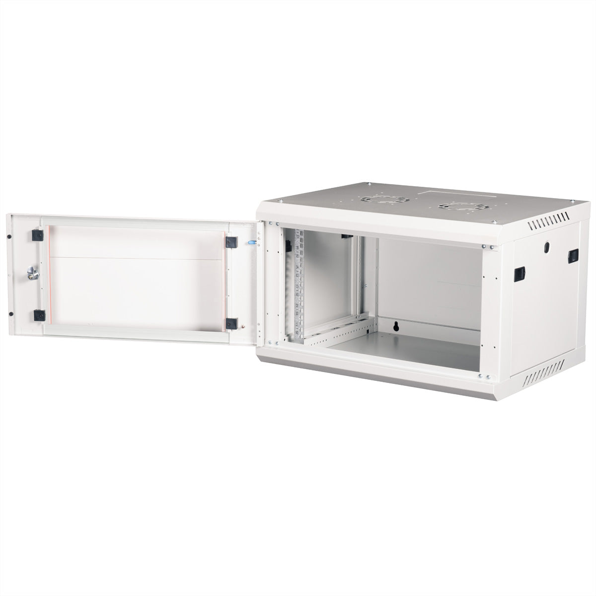 ROLINE Basic Plus – 19" Wandverteiler 6U, IP20, abschliessbar, 600 × 450 × 379 mm, lichtgrau, Stahl