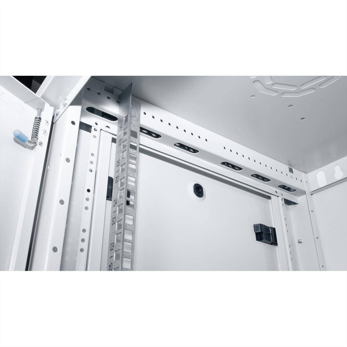 ROLINE Basic Plus – 19" Wandverteiler 6U, IP20, abschliessbar, 600 × 450 × 379 mm, lichtgrau, Stahl
