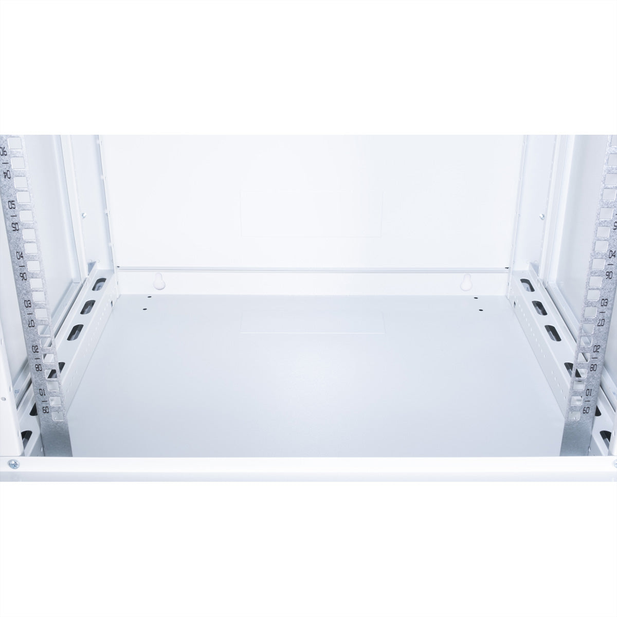 ROLINE Basic Plus – 19" Wandverteiler 9U, IP20, abschliessbar, 600 × 450 × 512 mm, lichtgrau, Stahl