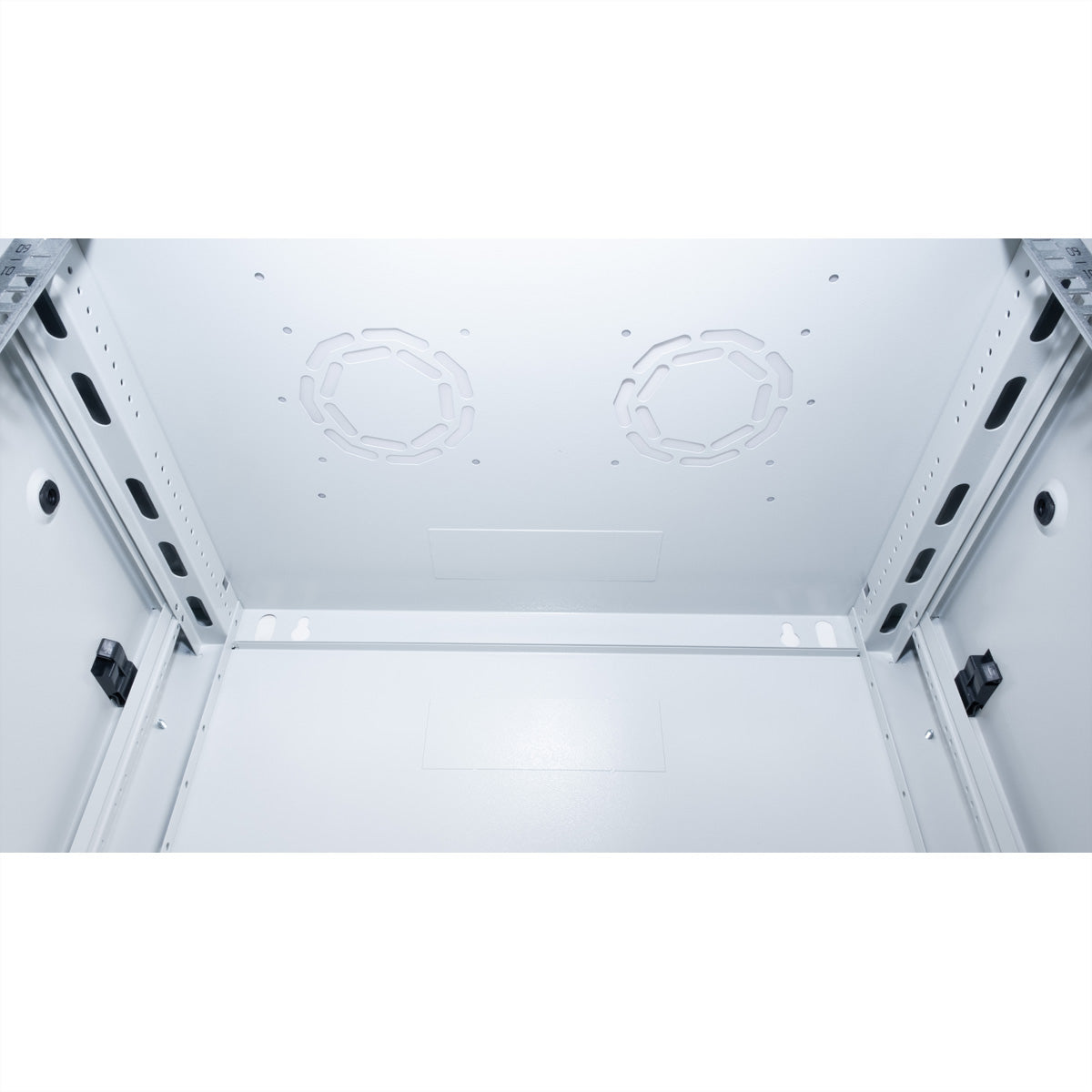 ROLINE Basic Plus – 19" Wandverteiler 9U, IP20, abschliessbar, 600 × 450 × 512 mm, lichtgrau, Stahl