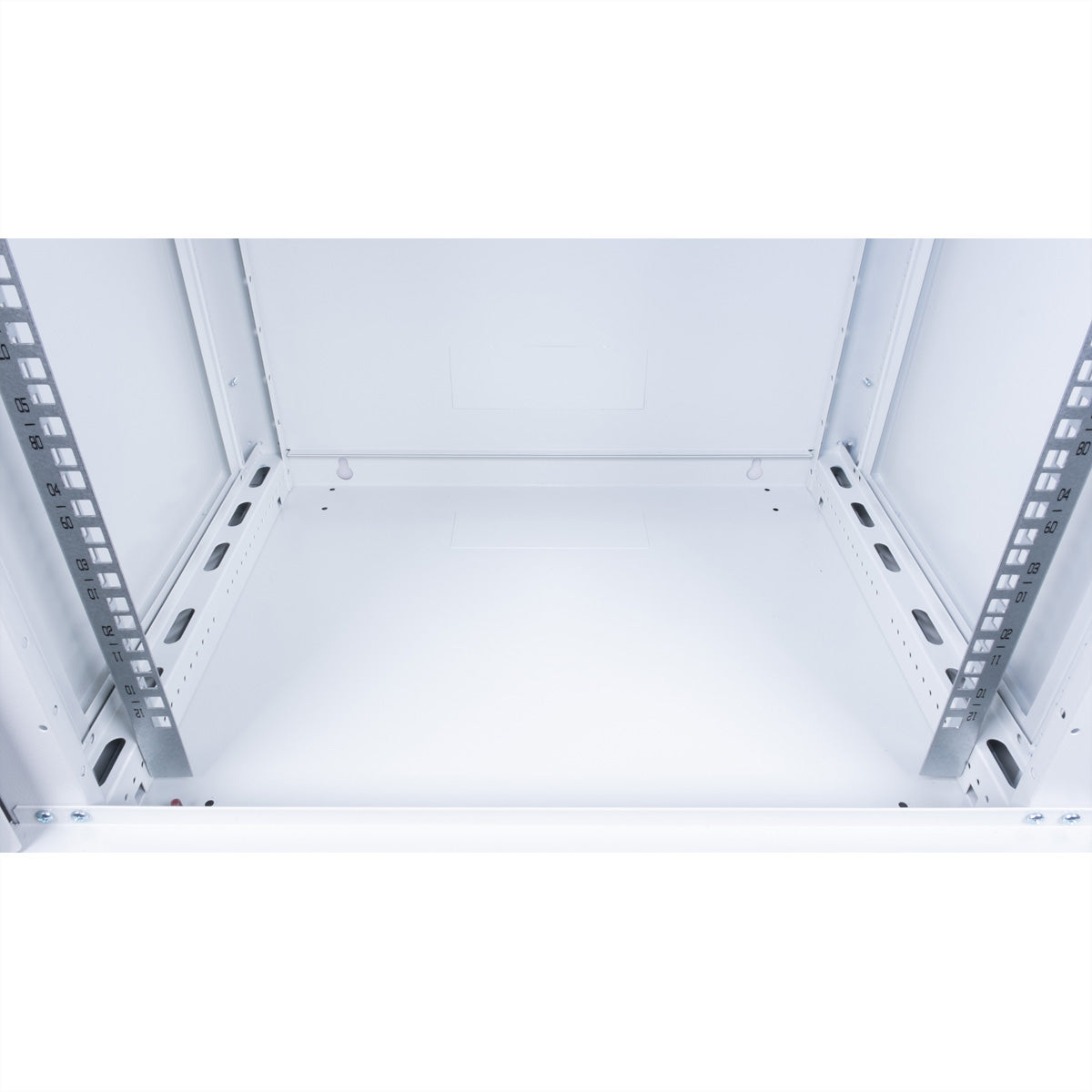ROLINE Basic Plus – 19" Wandverteiler 12U, IP20, abschliessbar, 600 × 450 × 645 mm, lichtgrau, Stahl