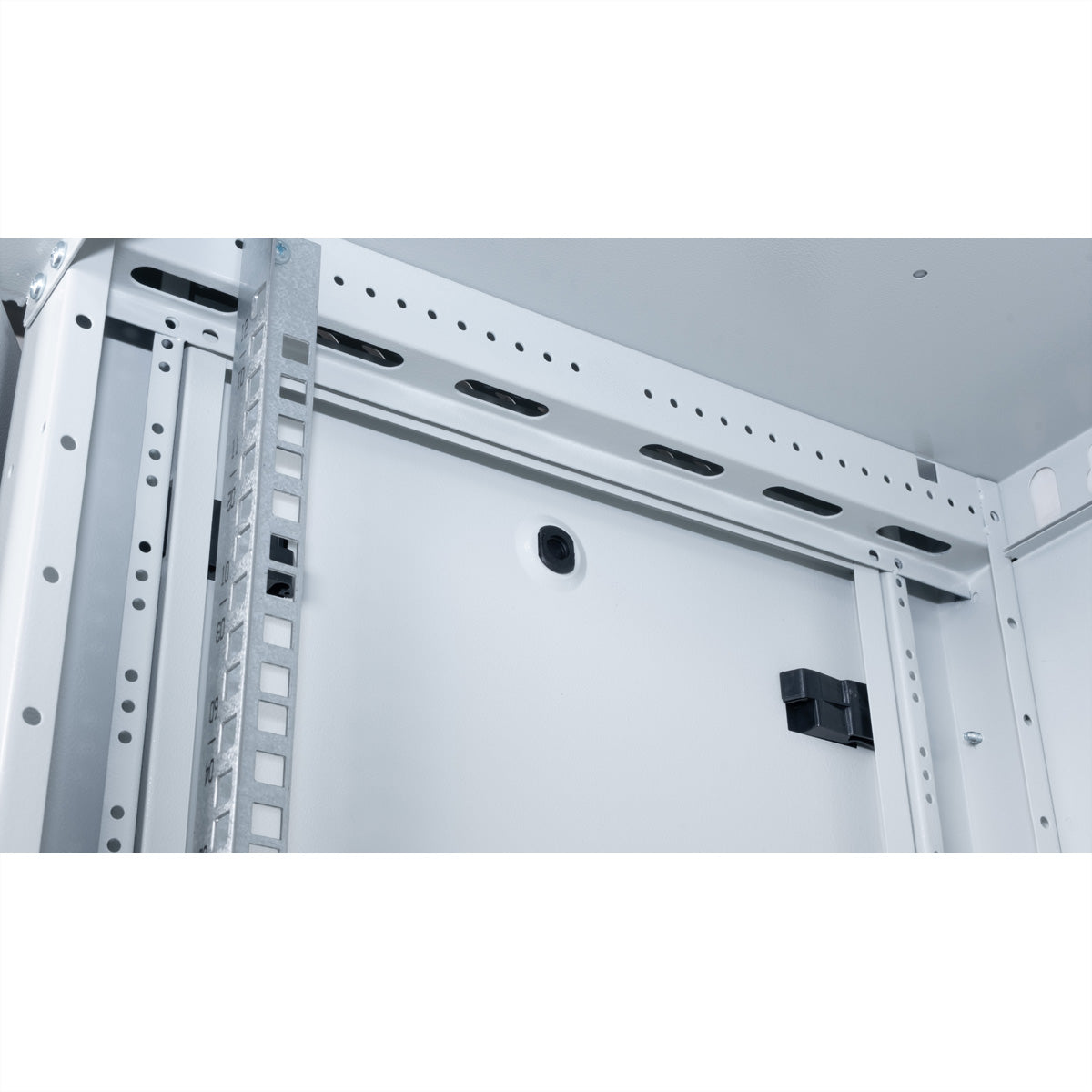 ROLINE Basic Plus – 19" Wandverteiler 12U, IP20, abschliessbar, 600 × 450 × 645 mm, lichtgrau, Stahl