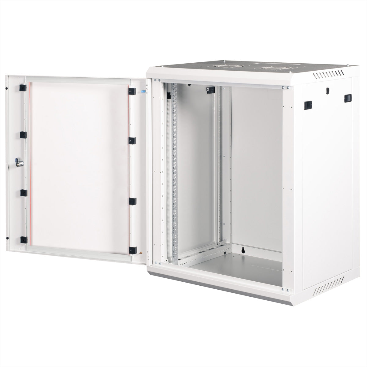 ROLINE Basic Plus – 19" Wandverteiler 15U, IP20, abschliessbar, 600 × 450 × 779 mm, lichtgrau, Stahl