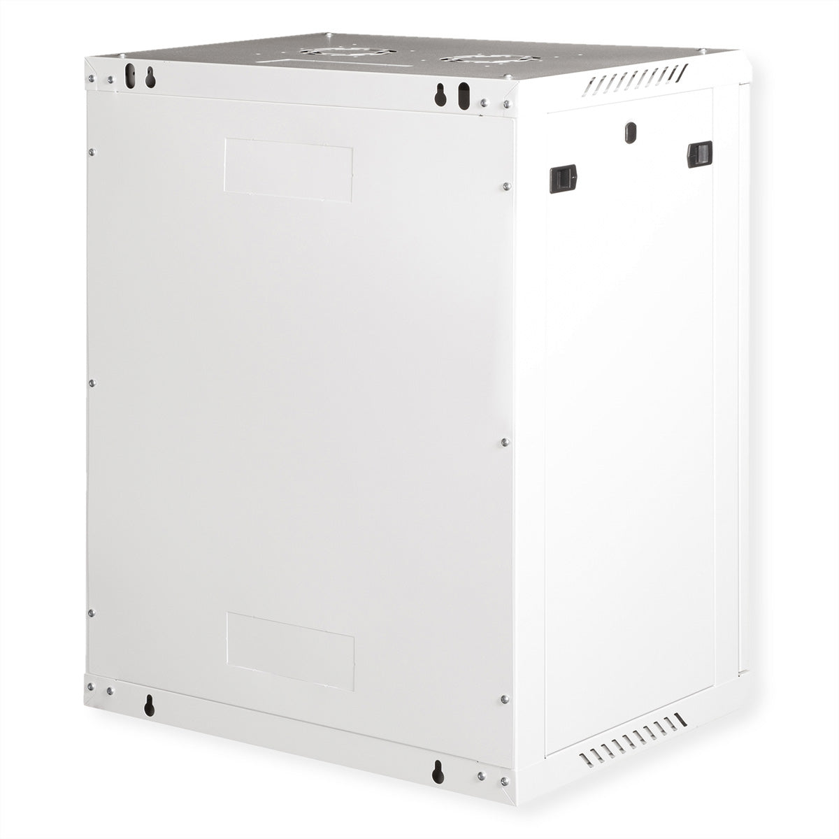 ROLINE Basic Plus – 19" Wandverteiler 15U, IP20, abschliessbar, 600 × 450 × 779 mm, lichtgrau, Stahl