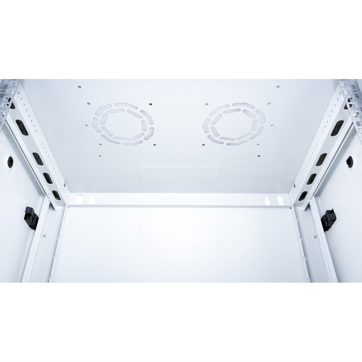 ROLINE Basic Plus – 19" Wandverteiler 15U, IP20, abschliessbar, 600 × 450 × 779 mm, lichtgrau, Stahl