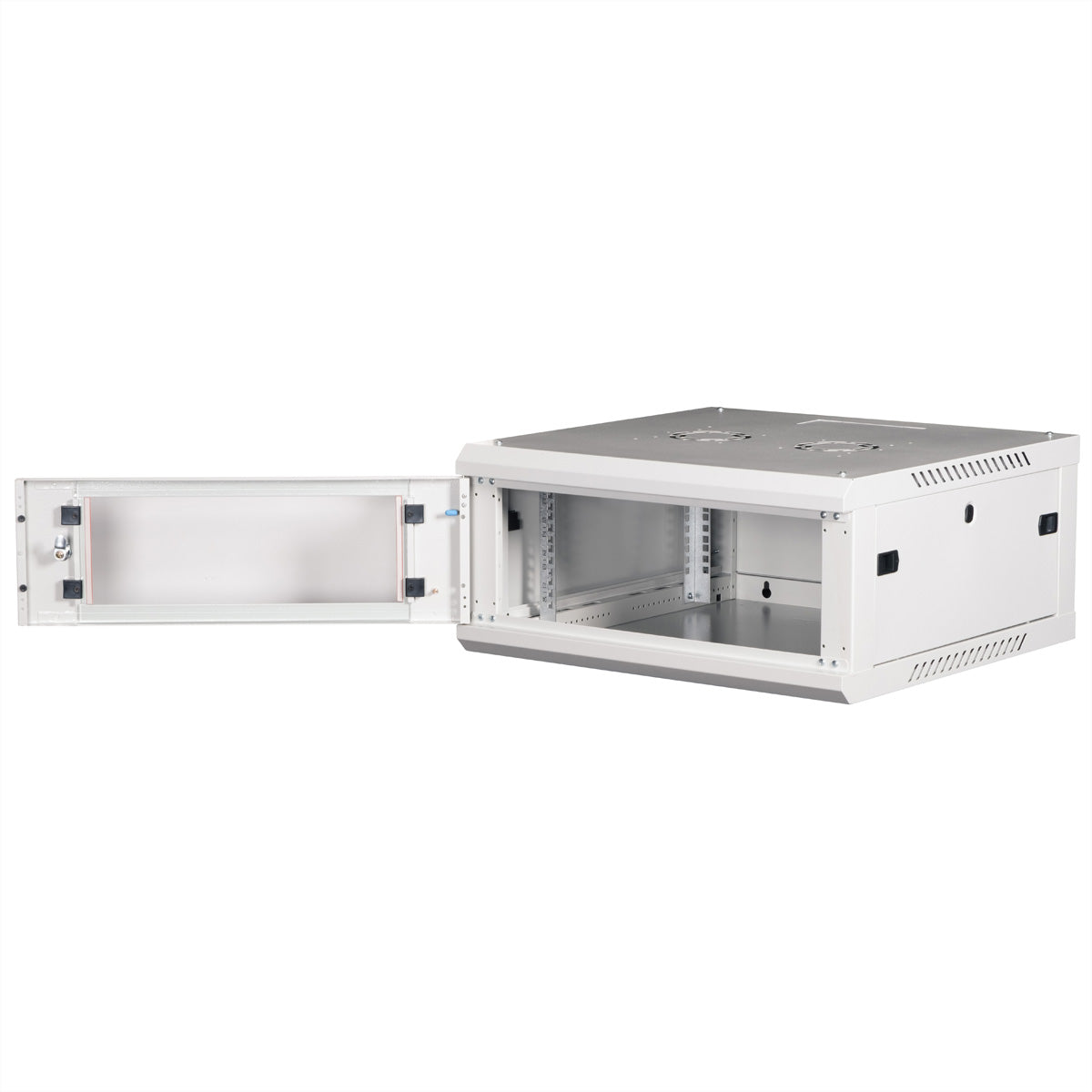 ROLINE Basic Plus – 19" Wandverteiler 4U, IP20, abschliessbar, 600 × 600 × 290 mm, lichtgrau, Stahl