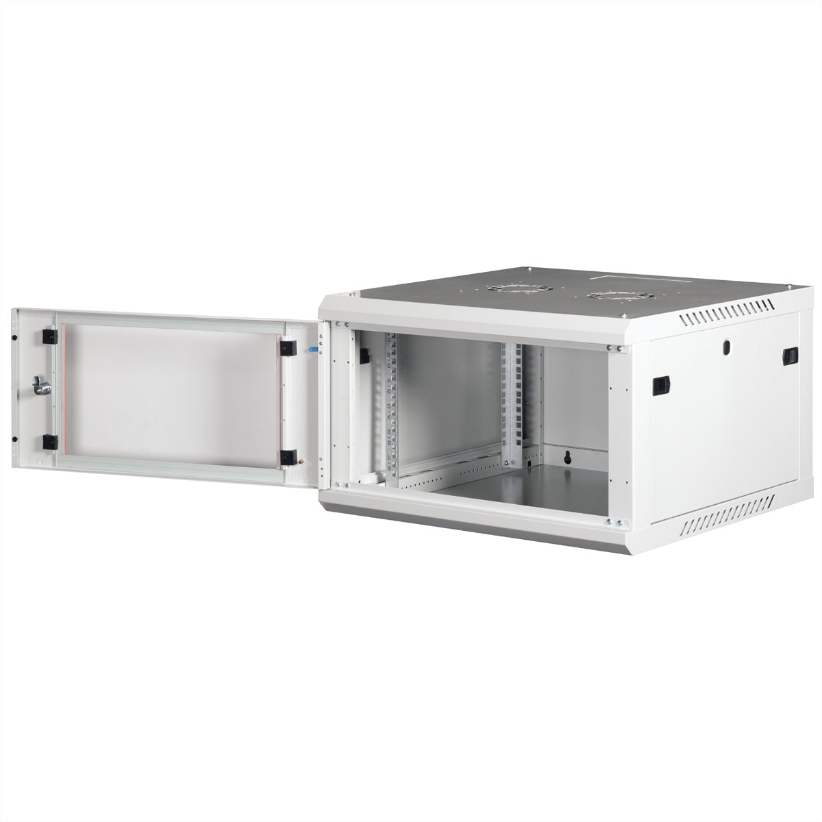 ROLINE Basic Plus – 19" Wandverteiler 6U, IP20, abschliessbar, 600 × 600 × 379 mm, lichtgrau, Stahl