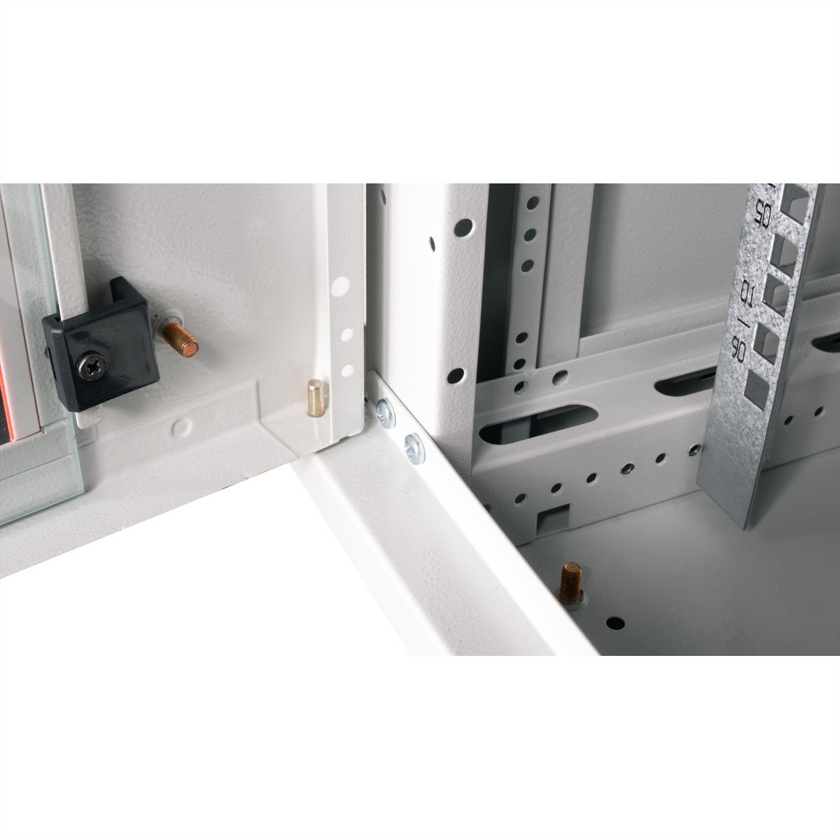ROLINE Basic Plus – 19" Wandverteiler 6U, IP20, abschliessbar, 600 × 600 × 379 mm, lichtgrau, Stahl