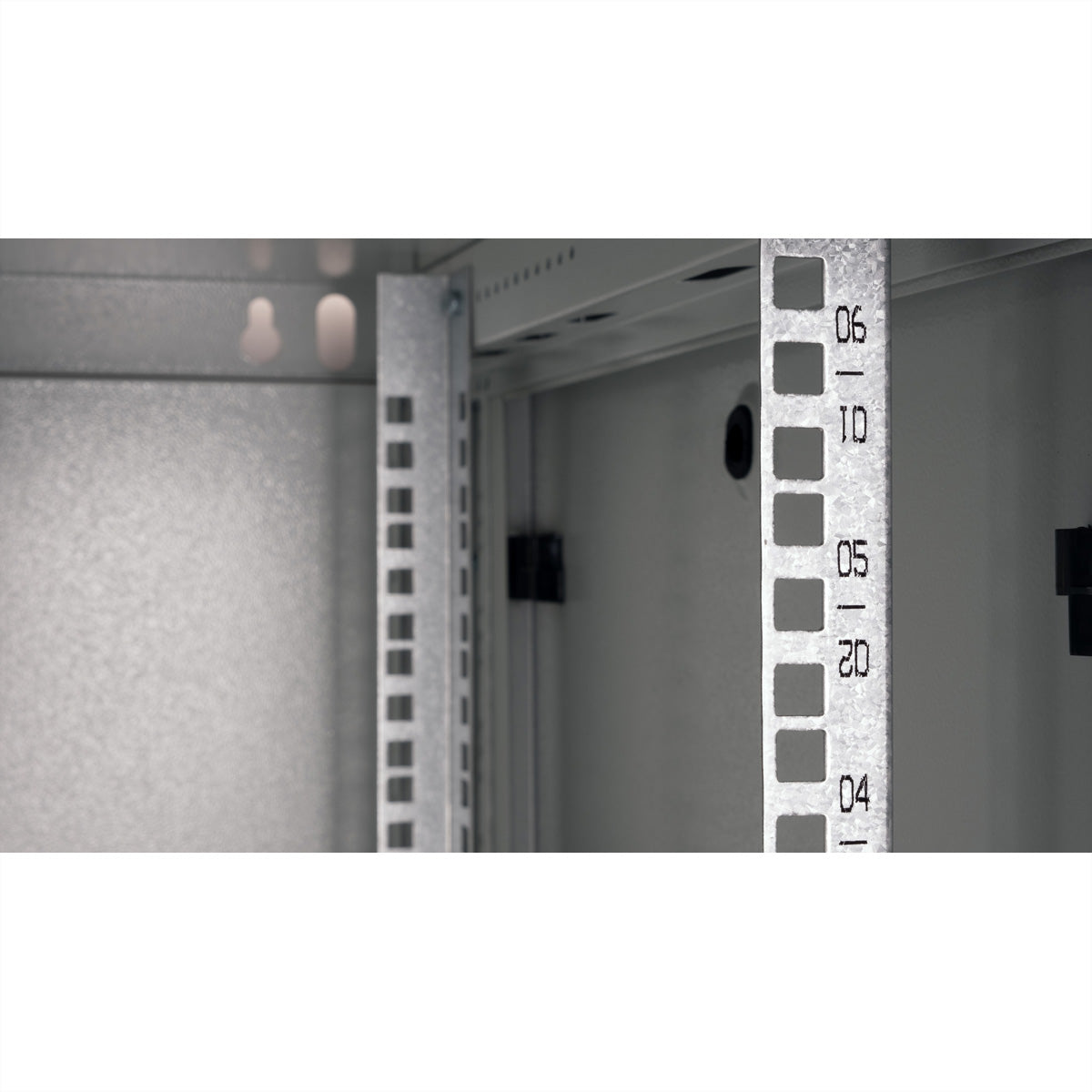 ROLINE Basic Plus – 19" Wandverteiler 6U, IP20, abschliessbar, 600 × 600 × 379 mm, lichtgrau, Stahl