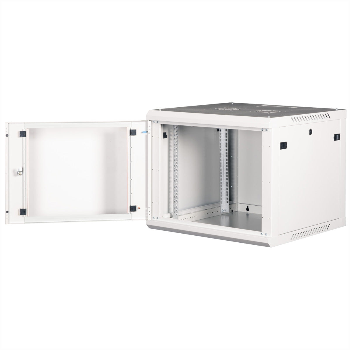 ROLINE Basic Plus – 19" Wandverteiler 9U, IP20, abschliessbar, 600 × 600 × 512 mm, lichtgrau