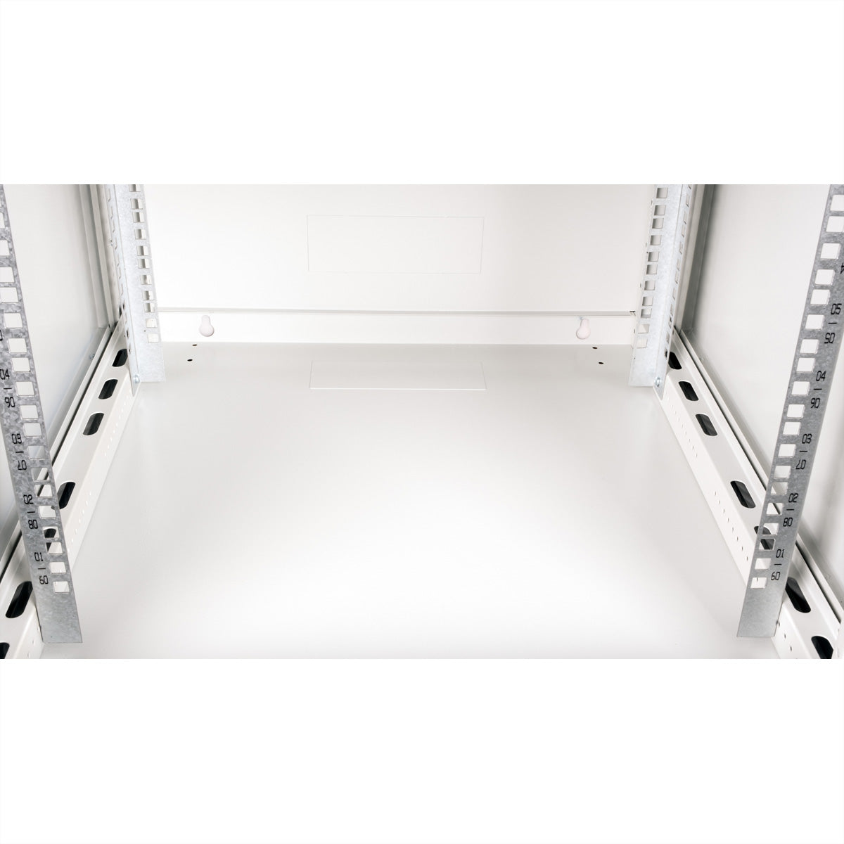 ROLINE Basic Plus – 19" Wandverteiler 9U, IP20, abschliessbar, 600 × 600 × 512 mm, lichtgrau