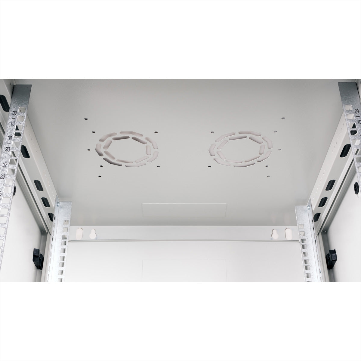 ROLINE Basic Plus – 19" Wandverteiler 9U, IP20, abschliessbar, 600 × 600 × 512 mm, lichtgrau