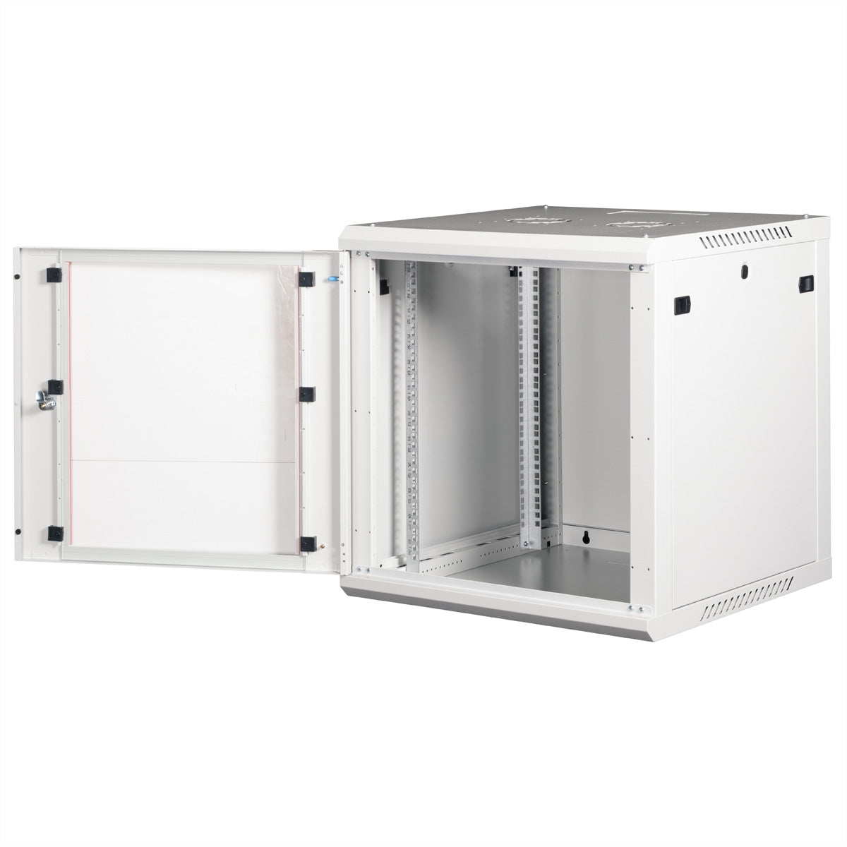 ROLINE Basic Plus – 19" Wandverteiler 12U, IP20, abschliessbar, 600 × 600 × 645 mm, lichtgrau, Stahl
