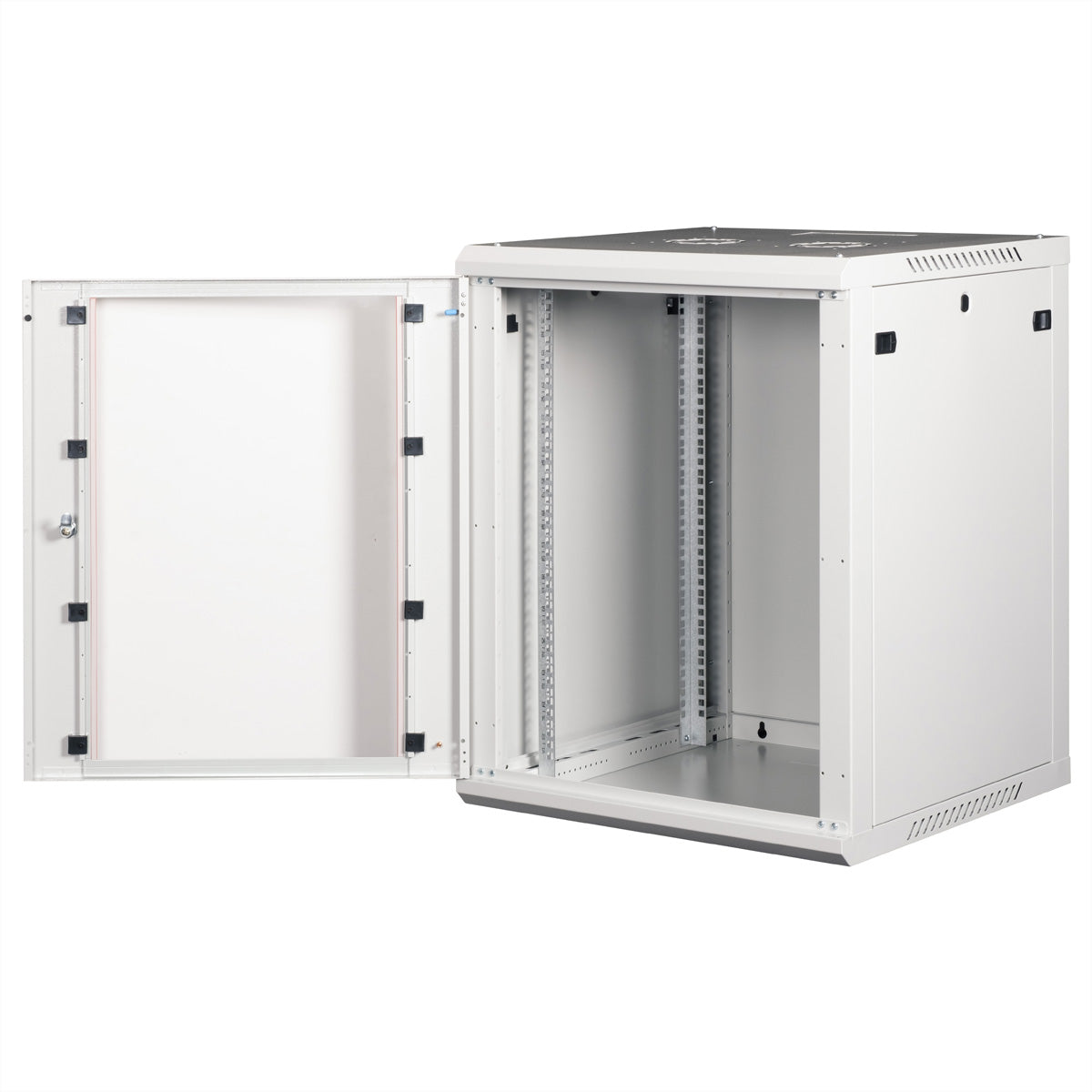 ROLINE Basic Plus – 19" Wandverteiler 15U, IP20, abschliessbar, 600 × 600 × 779 mm, lichtgrau, Stahl