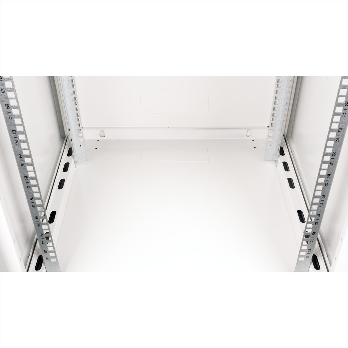 ROLINE Basic Plus – 19" Wandverteiler 18U, IP20, abschliessbar, 600 × 600 × 912 mm, lichtgrau, Stahl