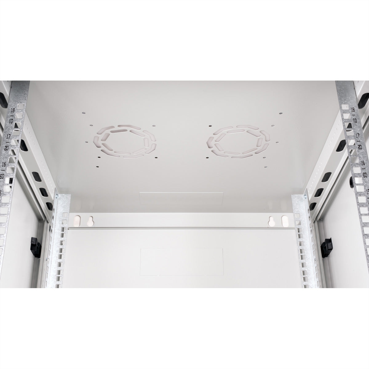 ROLINE Basic Plus – 19" Wandverteiler 18U, IP20, abschliessbar, 600 × 600 × 912 mm, lichtgrau, Stahl