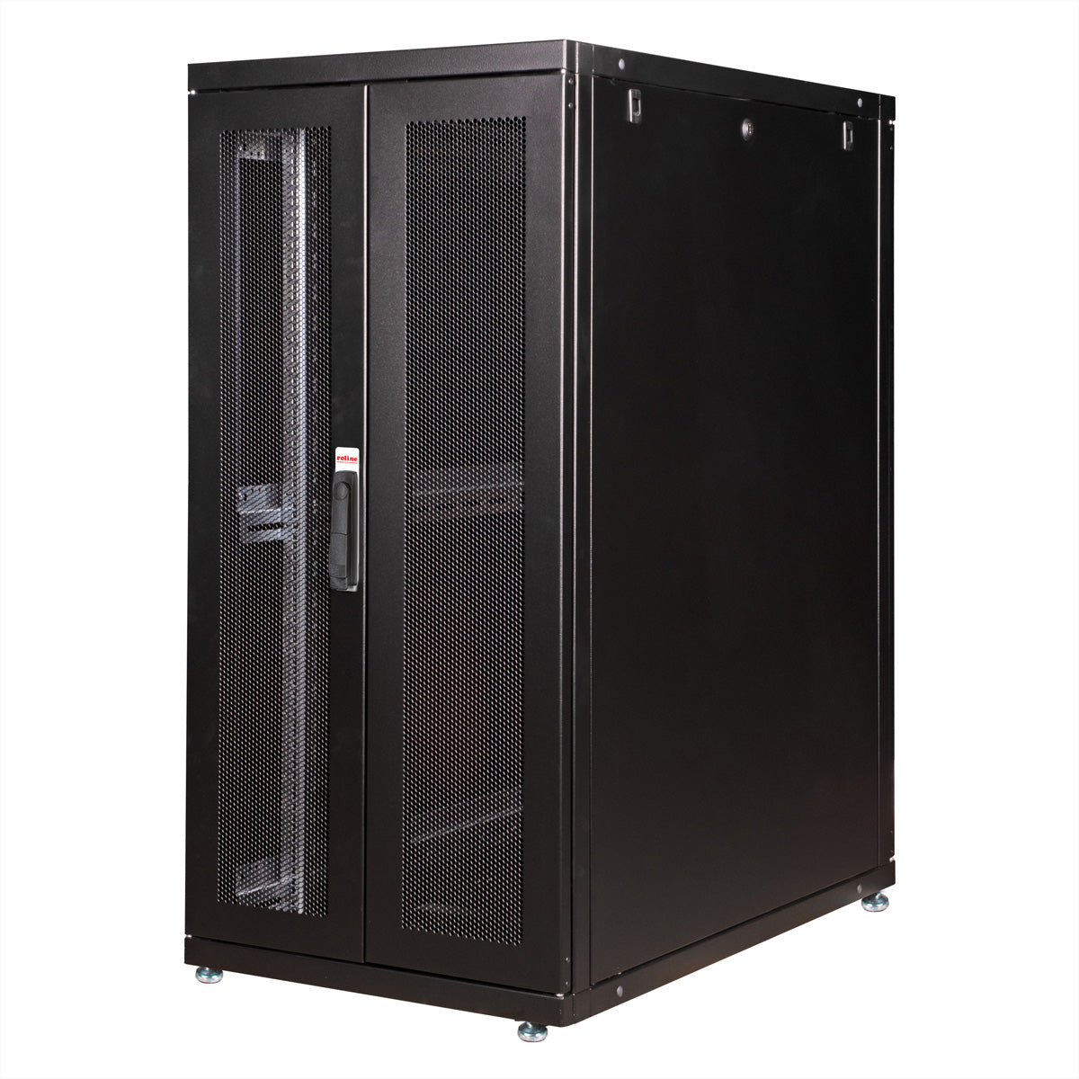 ROLINE Pro – 19" Netzwerkschrank 26U, IP20, abschliessbar, 600 × 1000 × 1260 mm, schwarz, Stahl