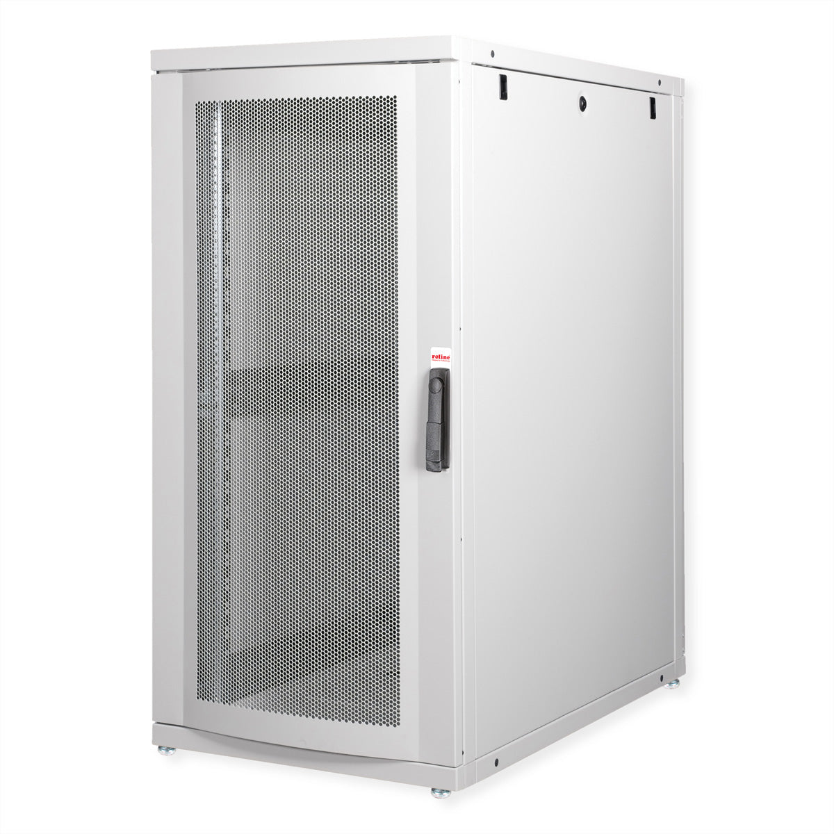 ROLINE Pro – 19" Netzwerkschrank 26U, IP20, abschliessbar, 600 × 1000 × 1260 mm, lichtgrau, Stahl