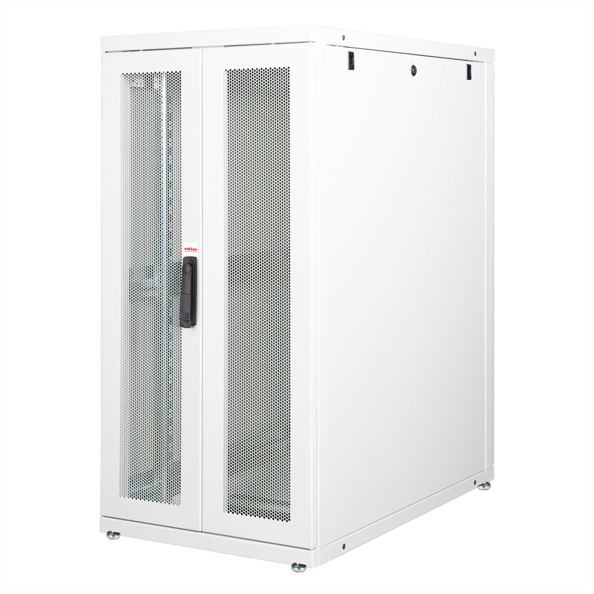 ROLINE Pro – 19" Netzwerkschrank 26U, IP20, abschliessbar, 600 × 1000 × 1260 mm, lichtgrau, Stahl