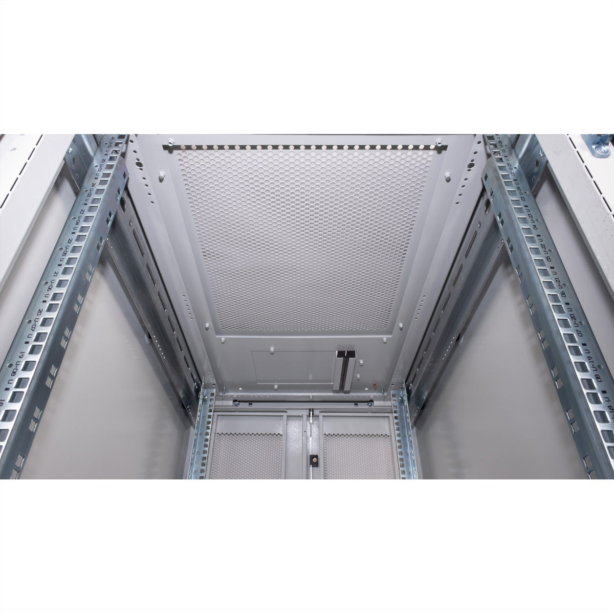 ROLINE Pro – 19" Netzwerkschrank 36U, IP20, abschliessbar, 600 × 1000 × 1705 mm, grau, Stahl
