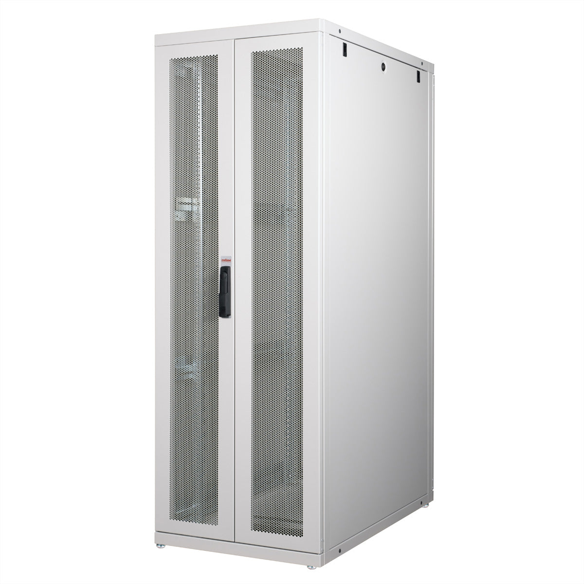 ROLINE Pro – 19" Netzwerkschrank 36U, IP20, abschliessbar, 600 × 1000 × 1705 mm, lichtgrau, Stahl