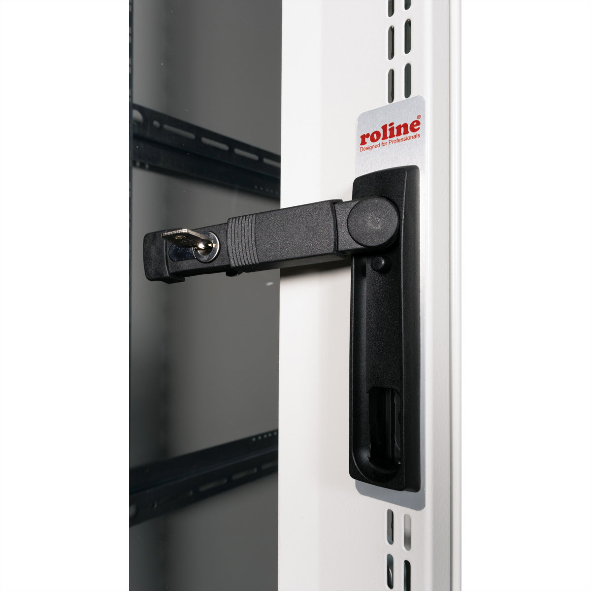 ROLINE Pro – 19" Netzwerkschrank 36U, IP20, abschliessbar, 600 × 1000 × 1705 mm, lichtgrau, Stahl