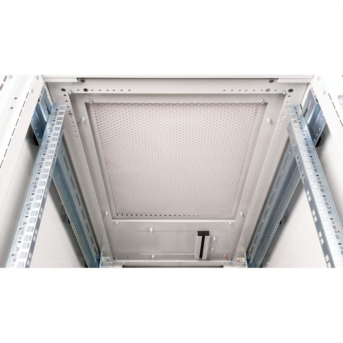 ROLINE Pro – 19" Netzwerkschrank 36U, IP20, abschliessbar, 600 × 1000 × 1705 mm, lichtgrau, Stahl