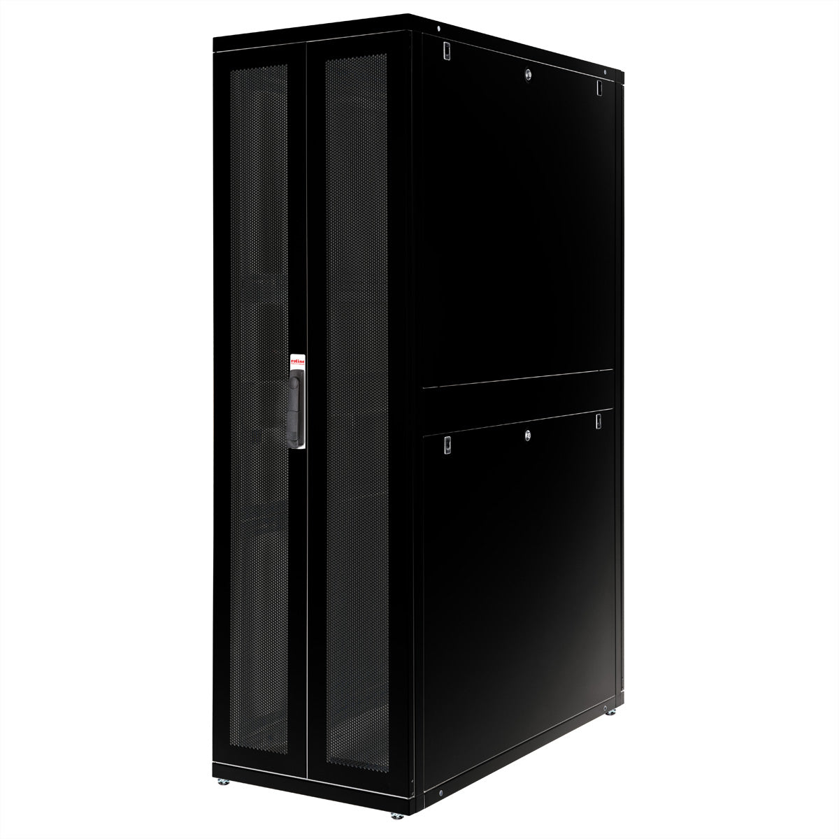 ROLINE Pro – 19" Netzwerkschrank 42U, IP20, abschliessbar, 600 × 1200 × 1970 mm, schwarz, Stahl
