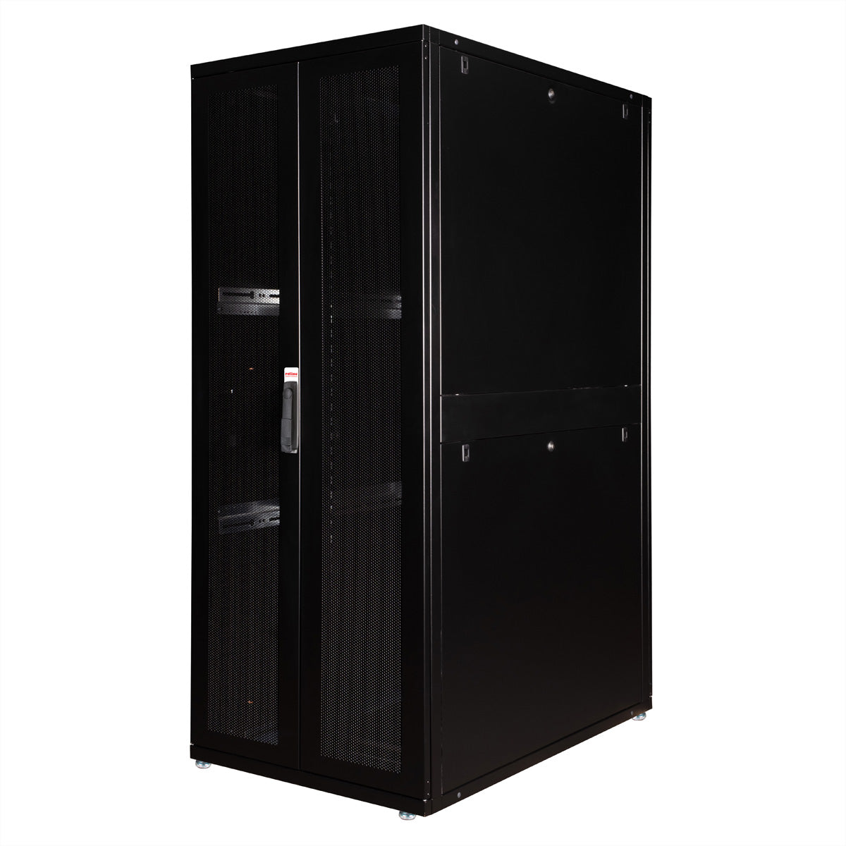 ROLINE Pro – 19" Netzwerkschrank 42U, IP20, abschliessbar, 800 × 1200 × 1970 mm, schwarz, Stahl