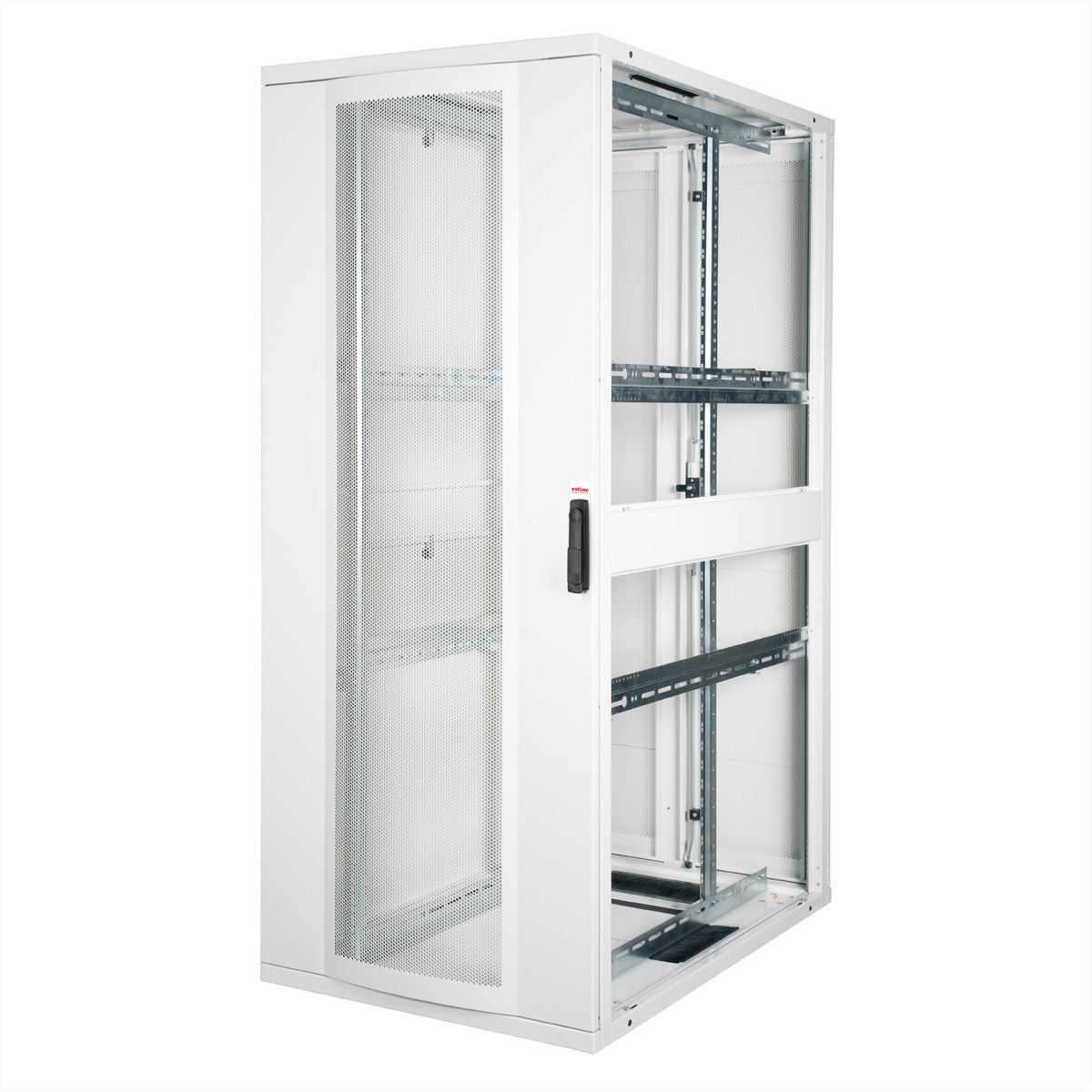 ROLINE Pro – 19" Netzwerkschrank 42U, IP20, abschliessbar, 800 × 1200 × 1970 mm, lichtgrau, Stahl