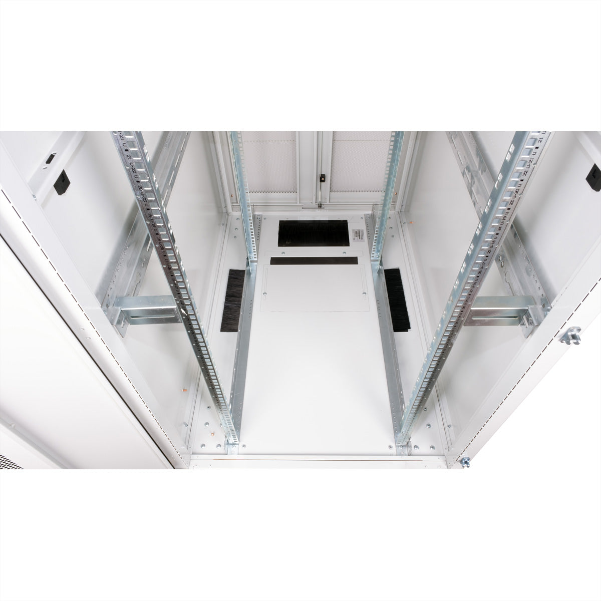 ROLINE Pro – 19" Netzwerkschrank 42U, IP20, abschliessbar, 800 × 1200 × 1970 mm, lichtgrau, Stahl