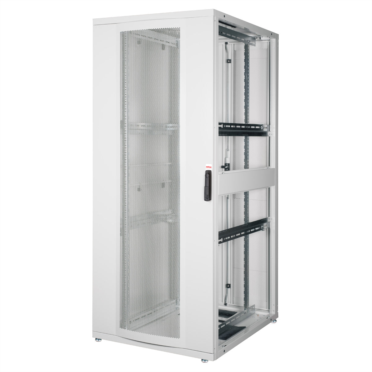 ROLINE Pro – 19" Netzwerkschrank 42U, IP20, abschliessbar, 800 × 1000 × 1970 mm, lichtgrau, Stahl