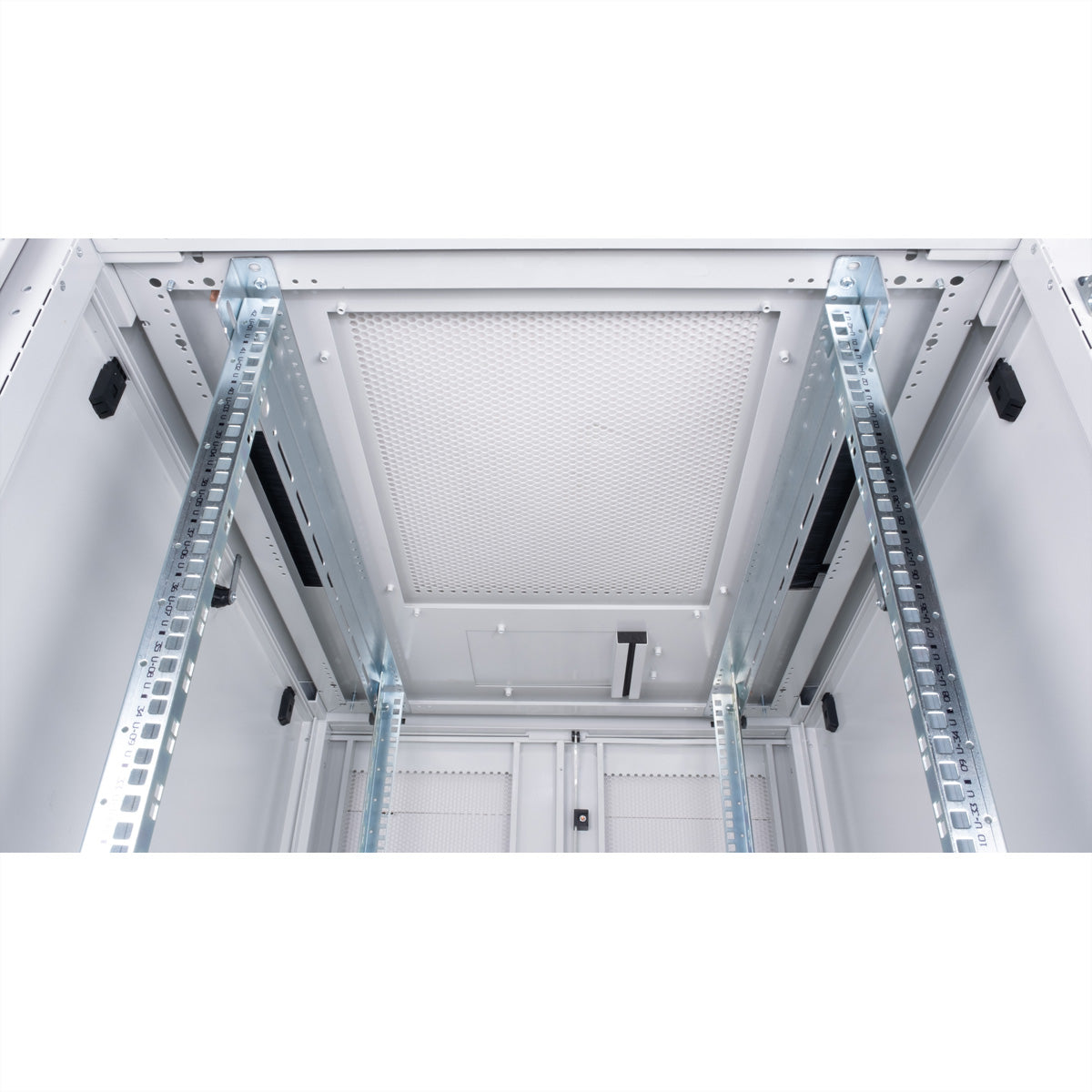 ROLINE Pro – 19" Netzwerkschrank 42U, IP20, abschliessbar, 800 × 1000 × 1970 mm, lichtgrau, Stahl